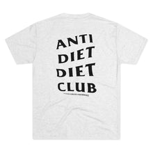 Load image into Gallery viewer, Anti-Diet Diet Club Tee (Black Logo)