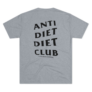 Anti-Diet Diet Club Tee (Black Logo)
