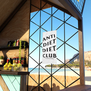 Anti-Diet Diet Club Gym Banner 48"x24"