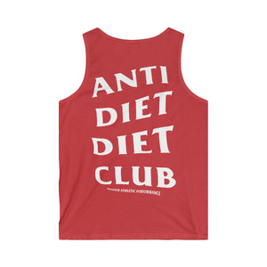 Anti-Diet Diet Club Tank (White Logo)